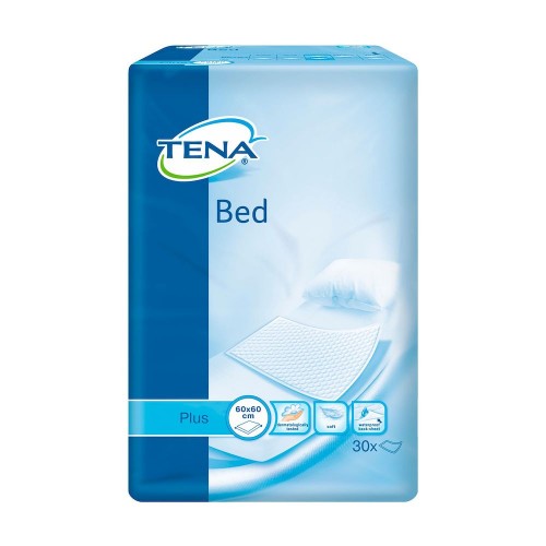 Одноразовые пеленки Tena Bed Plus, 60х60 см, 30 шт