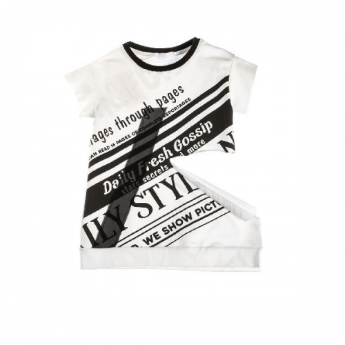 Футболка​ FUN&FUN ( WHITE/BLACK)