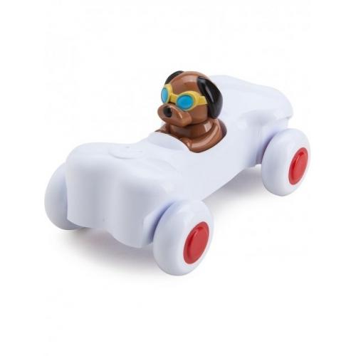 Машинка VIKINGTOYS в виде кости с собакой с подарочной упаковкой 14 см.