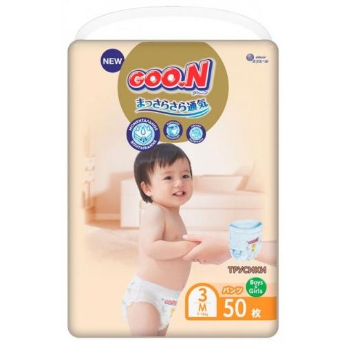 Трусики GOON Premium Soft для детей 7-12 кг (размер 3(M), унисекс 50 шт.