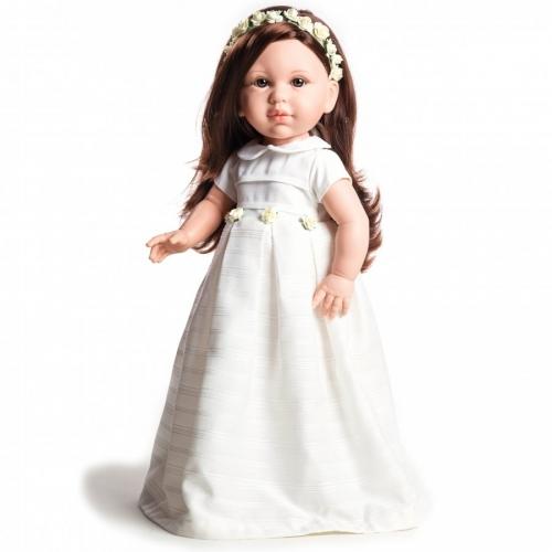 Лялька Норма в білій сукні