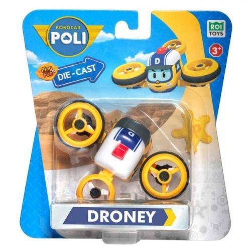 Металева колекційна машинка Робокар Дрони  DIE CAST